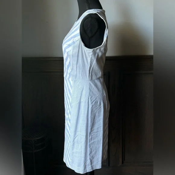 a.n.a lined linen blend sleeveless dress womens size medium - Picture 3 of 8